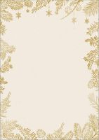 SIGEL Weihnachts-Motivpapier DP422 DIN A4 Golden Christmas 100 Blatt