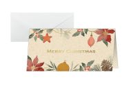 sigel Weihnachtskarte DS095 Christmas Art DIN lang 10 Stück 