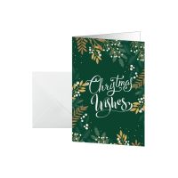 sigel Weihnachtskarte DS092 Christmas wishes DIN A6 hoch 25 Stück 