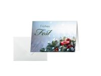 sigel Weihnachtskarte DS640 Candlelight Cheer DIN A6 quer 25 Stück 