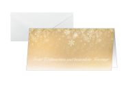 sigel Weihnachtskarte DS633 Golden Christmas Night DIN lang 25 Stück 