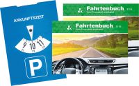 RNK Fahrtenbuch für PKW mit Parkscheibe/3120/2, DIN A5, 2 Stück+1 Parkscheibe