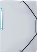 ELBA 100201120 Eckspannmappe PP DIN A4 transparent