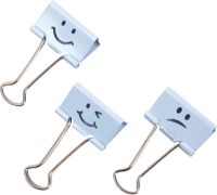 Rapesco Foldback-Klammern Emoji/1353 20 Emojis