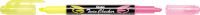 Pentel Textmarker Twin Checker/SLW8-GP gelb/pink