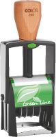 COLOP Selbstfärber mit Datum Green Line 2360GL inkl. Textplatte/2360GL, 45x30mm