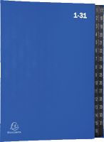 EXACOMPTA Pultordner 1-31 57042E blau