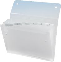 Rexel FäcHERMAppe ICE 2102033, transparent klar, B330xH245xT30mm, 6-teilig,700my