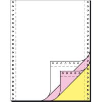 sigel 33243 Computerpapier 3-fach 12 Zoll x 240mm (A4 hoch) blanko weiß, rosa, gelb 600 Blatt