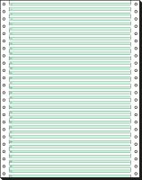 sigel Computerpapier endlos/12247 12 Zoll grüne Lesestreifen 1fach Inh.2000 Stück