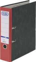 ELBA Ordner rado basic, Wolkenmarmor/10428RO, rot, für A4