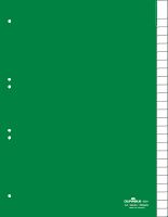 DURABLE Register 25tlg/6224-05, grün, 25-teilig, A4hoch