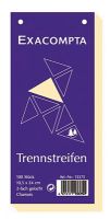 EXCACOMPTA Trennstreifen Premium 13375B 10,5 x 24 cm chamois 100 Stück