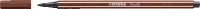 STABILO Pen 68, Fasermaler/68-45, braun, 1mm