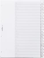 DURABLE Kunststoffregister 6800-19, transparent, PP, A-Z, Inh. 20-teilig