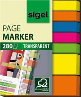 sigel Haftmarker Film/HN616, mix, 5x micro und 2x mini Marker. 50x63 mm, Inh.280
