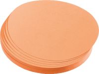 FRANKEN Moderationskarten Kreise UMZ 10 05 9,5cm orange 500 Stück