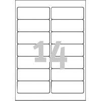 Etikett Adress 99,1x38,1mm DIN lang Inkjet spezialb. 1400St 100Blatt
