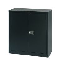 Bisley Flügeltürenschrank Universal E402A01633 2OH schwarz