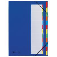 PAGNA Ordnungsmappe Deskorganizer 44133-02 DIN A4 12Fächer blau
