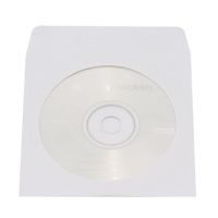 Soennecken CD/DVD Hülle 03750 mit Fenster Papier weiß 100 Stück