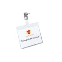 DURABLE Namensschild 800319 90x60mm Kunststoff transparent 25 Stück