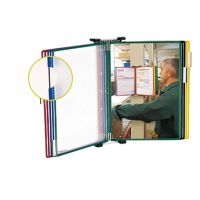 Tarifold Sichttafelwandhalter 414109 DIN A4 10 Sichttafeln sort.