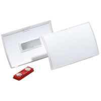 DURABLE Namenschild Click Fold 821219 75x40mm transparent 10 Stück