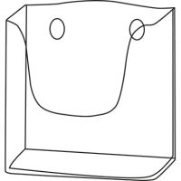 SIGEL Wandprospekthalter LH115 für DIN A4 1Fach Acryl glasklar