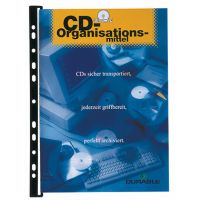 DURABLE Ordnungsschiene 293501 DIN A4 max. 150Bl. schwarz 50 Stück