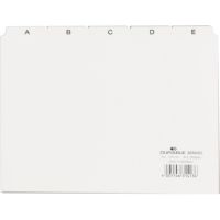 DURABLE Leitregister 365002 DIN A5 quer A-Z Kunststoff weiß