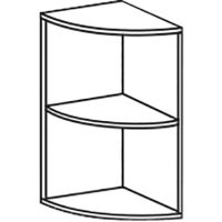 Geramöbel Eckregal Flex S-342010-A 40x75,2x40cm buche