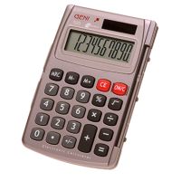 GENIE Taschenrechner 520 10-stellig mit Klappdeckel grau