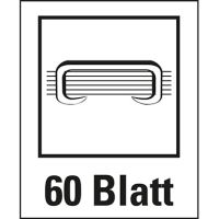 Leitz Heftgerät 55520084 60Blatt Kunststoff/Metall silber