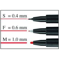 Faber Castell CD DVD-Marker MULTIMARK 152504 1mm 4 Stück