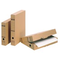 Leitz Archivbox 60840000 DIN A4 max. 63mm Wellpappe naturbraun