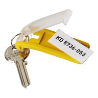 DURABLE Schlüsselanhänger KEY CLIP 195704 gelb 6 Stück