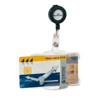 DURABLE Namensschild 821919 85x54mm Kunststoff transparent 10 Stück