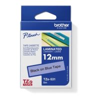 P-touch Schriftbandkassette TZE531 12mmx8m laminiert schwarz auf bl
