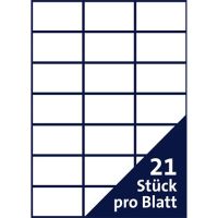 Soennecken Etikett 5762 70x42,3mm weiß 2.100 Stück