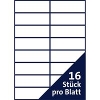 Soennecken Etikett 5764 105x37mm weiß 1.600 Stück