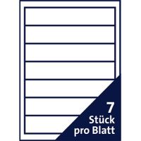 Soennecken Ordneretikett 66308 schmal/kurz selbstklebend weiß 700 Stück