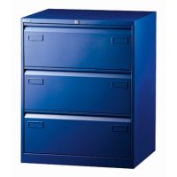 Bisley Hängeregistraturschrank Light CDF3639 2bahnig 3Schübe bl