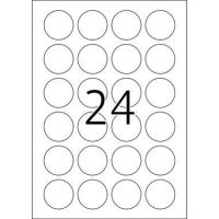 HERMA Folienetikett 8023 rund 40mm transparent 600 Stück