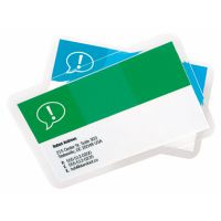 GBC Folientasche CardPouch 3740300 54x86mm 125mic 100 Stück