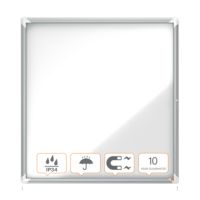Nobo Schaukasten 1902581 97,2x100x4,5cm 12xDIN A4 silber