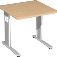 GERA Arbeitstisch Lissabon S-618101-BS 80x80cm buche