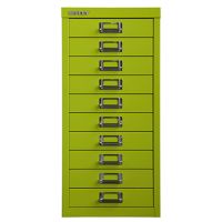 Bisley Schubladenschrank L2910604 10Schubfächer grün