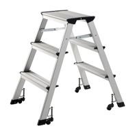 ALCO Trittleiter 3-stuf. 8890 klappbar beidseitig begehbar