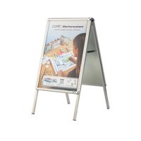 magnetoplan Kundenstopper SP 00016 66,1x119cm DIN A1 silber